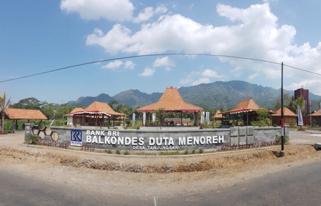 Balai Ekonomi Desa (Balkondes) milik Bank BRI di Desa Tanjung Sari, kawasan Candi Borobudur, Magelang, Jawa Tengah (Foto: Balkondes Borobudur)