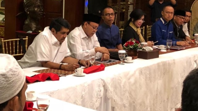 Suasana rapat parpol koalisi Prabowo-Sandi bahas finalisasi tim pemenangan Koalisi Indonesia Adil Makmur . (Foto: Dok. Istimewa)