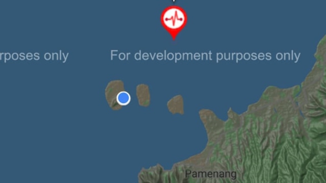 Gempa bumi di 23 kilometer Barat Laut Lombok Utara (Foto: Ardhana Pragota/kumparan)