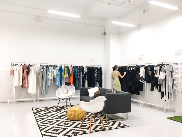 Tempat penyimpanan baju (Warehouse) milik Style Theory (Foto: Style Theory)