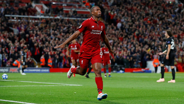 Daniel Sturridge buka keunggulan  Liverpool atas  PSG. (Foto: REUTERS/Phil Noble)