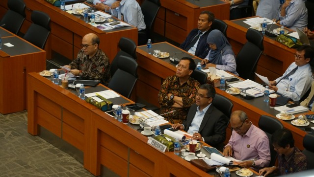 Rapat Badan Anggaran DPR RI dengan pemerintah di Gedung DPR RI, Jakarta, Rabu (19/9/2018). (Foto: Nugroho Sejati/kumparan)
