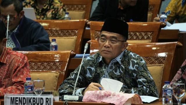 Mendikbud RI, Muhadjir Effendy, saat rapat Komisi X DPR RI dengan Kemendikbud di Gedung DPR, Jakarta, Rabu (19/9/2018). Foto: Nugroho Sejati/kumparan