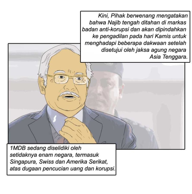 Mantan Perdana Menteri Malaysia Najib Razak Ditangkap Atas Kasus Korupsi 1MDB (3)