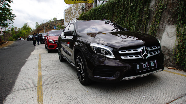 Media Test Drive Mercedes Benz GLA 200 AMG Line (Foto: Aditya Pratama Niagara/kumparanOTO)