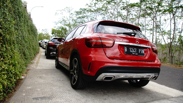 Media Test Drive Mercedes Benz GLA 200 AMG Line (Foto: Aditya Pratama Niagara/kumparanOTO)