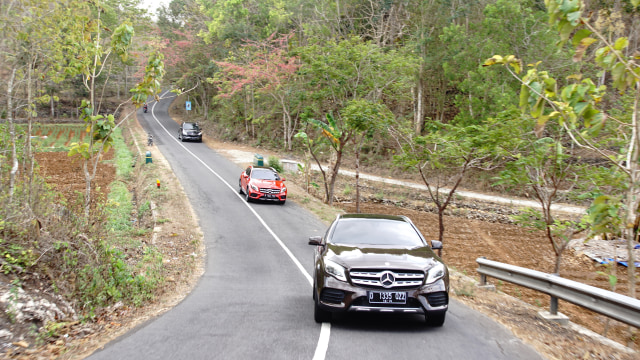 Media Test Drive Mercedes Benz GLA 200 AMG Line (Foto: Aditya Pratama Niagara/kumparanOTO)