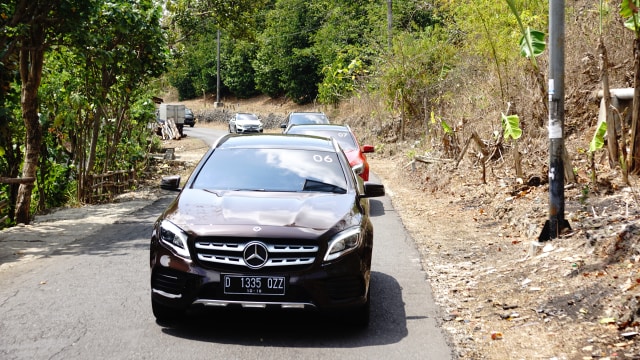 Media test drive Mercedes Benz GLA 200 AMG Line (Foto: Aditya Pratama Niagara/kumparanOTO)