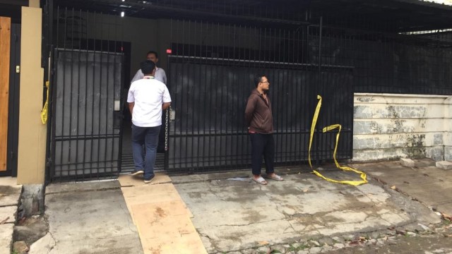 Tampak rumah pelaku obat ilegal di keluarahan sukapura, kecamatan Cilingcing, Jakarta Utara. (Foto: Dofa/kumparan)