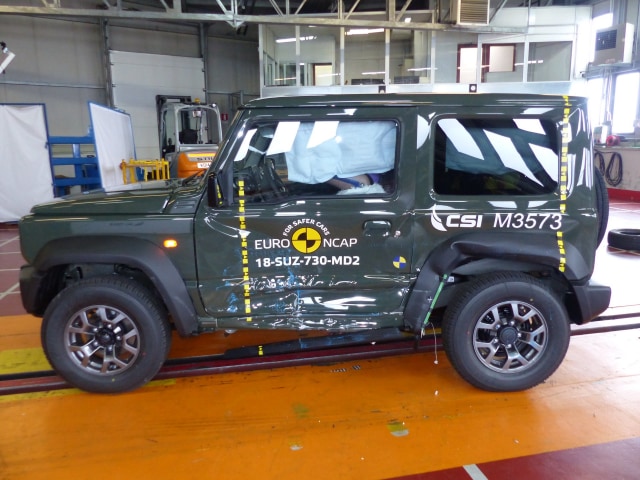 Tes tabrak Suzuki Jimny (Foto: dok. EuroNCAP)