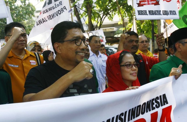 Foto: Tim Kampanye Daerah Jawa Timur Jokowi-Ma'ruf Daftar ke KPU