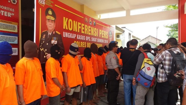 Polres Bojonegoro Rilis Hasil Ungkap Kasus Operasi Sikat Semeru 2018 (1)