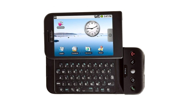 Ponsel HTC Dream alias T-Mobile G1. (Foto: HTC)