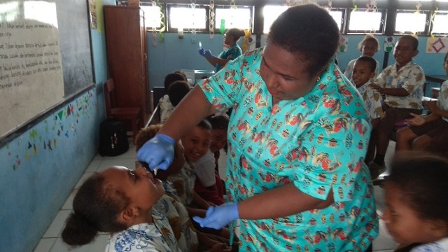 Imunisasi MRP di Papua Tak Capai Target