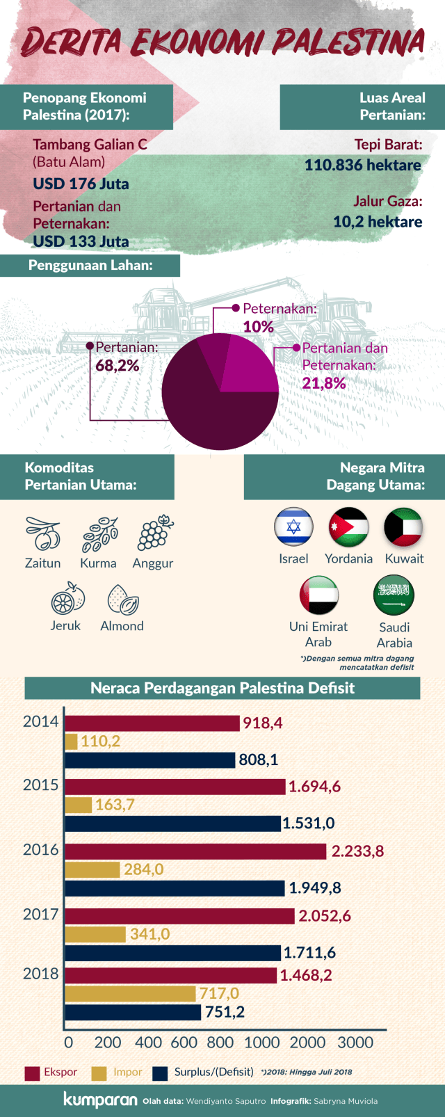 Derita ekonomi Palestina. (Foto: Sabryna Putri Muviola/kumparan)