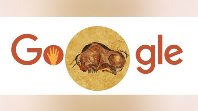 Google Doodle Rayakan Penemuan Lukisan 36 Ribu Tahun di Gua Altamira. (Foto: Dok. Google)