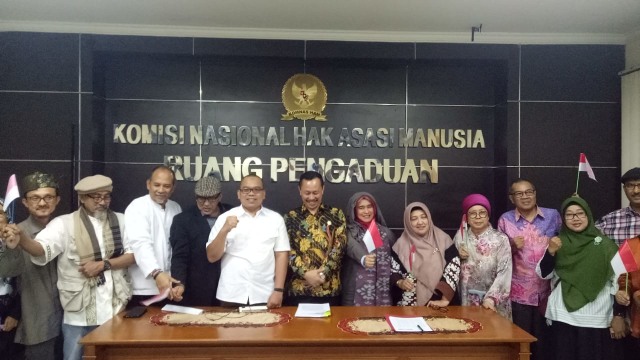 Presidium #2019GantiPresiden di Komnas HAM (Foto: Maulana Ramadhan/kumparan)