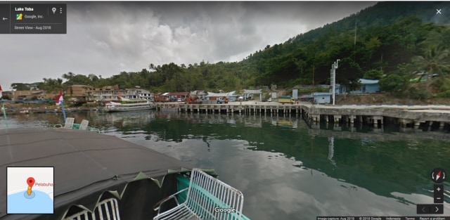 Pemandangan Pelabuhan Tiga Ras di Google Street View (Foto: Google)