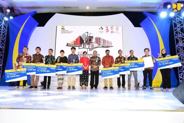 Sayembara Desain Rumah Tapak dan Rumah Susun Bersubsidi 2018 (Foto: Kementerian PUPR)