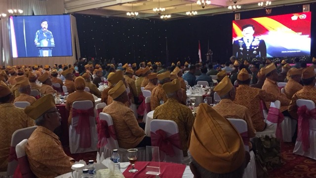 Acara Silaturahmi Panglima TNI dengan Veteran dan Wartawan Perang, di Balai Sudirman, Jakarta Selatan, Rabu (26/9/2018) (Foto: Reki Febrian/kumparan)