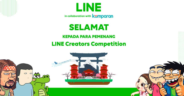 com-Poster Pengumuman LINE Creator Competition (Foto: Ahmad Naufal Ridho/kumparan)