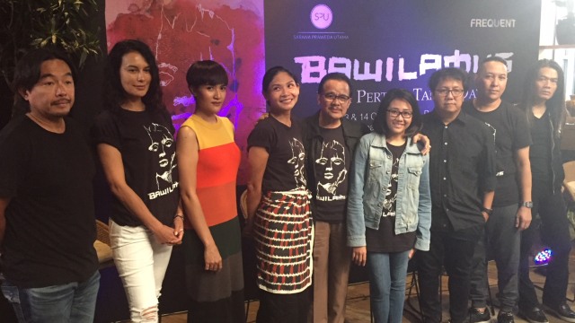 Jumpa pers 'Bawilamus' di kawasan Kemang, Jakarta Selatan. (Foto: Giovanni/kumparan)