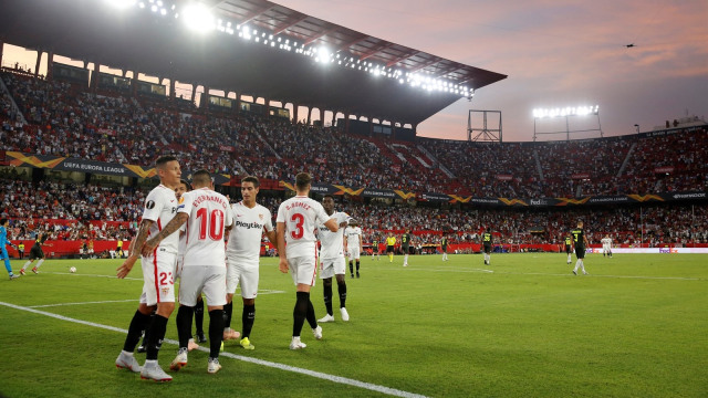 Sevilla asuhan Machin: solid dan efektif. (Foto: Reuters/Marcelo Del Pozo)