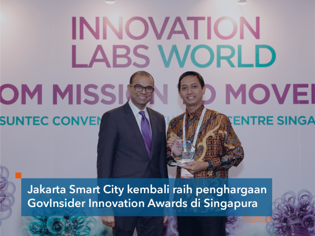 GovInsider Innovation Awards 2018, Satu Lagi Prestasi Jakarta Smart City