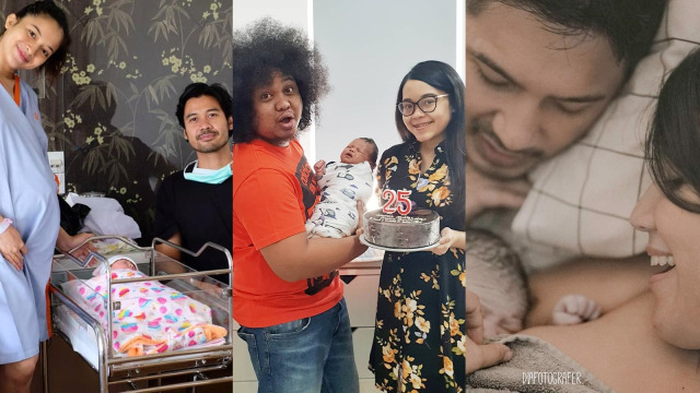 Sederet selebriti yang melahirkan di September 2018. (Foto: Instagram @riodewanto, @babecabiita, dan @tail_wagging)