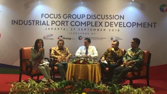 Focus Group Discussion Industrial Port Complex Development di Hotel Borobudur, Jakarta, Kamis (27/9). (Foto: Nurul Nur Azizah/kumparan)