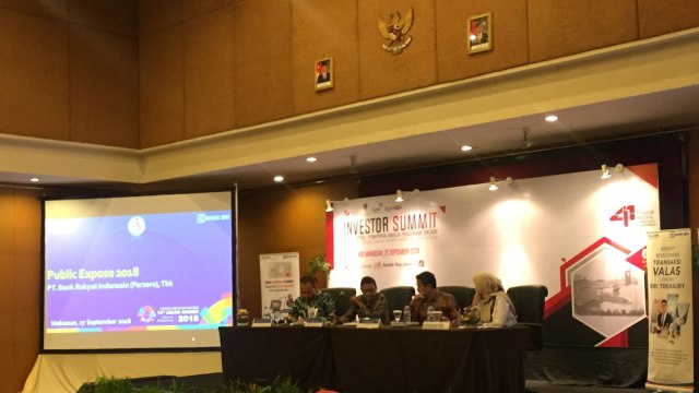 Public expose BRI di Investor Summit 2018, Jakarta, Kamis (27/9/2018). (Foto: Elsa Toruan/kumparan)
