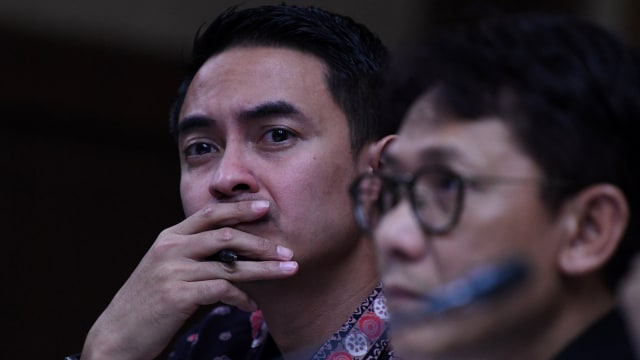 Zumi Zola ketika mengikuti sidang lanjutan di Pengadilan Tipikor Jakarta (Foto: ANTARA FOTO/Wahyu Putro A)