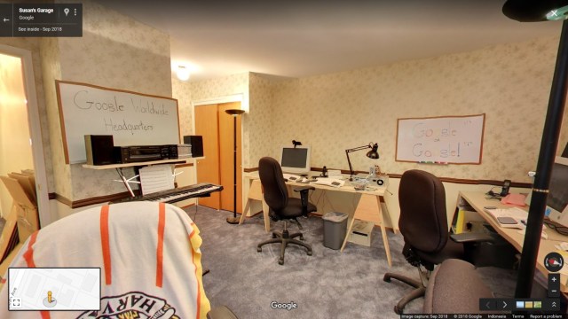 Penampakan kantor lama Google di Street View. (Foto: Google)