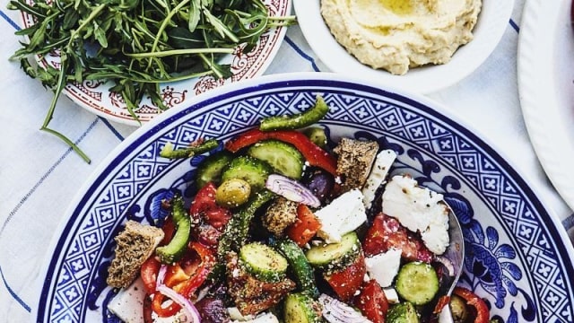 Ilustrasi Diet Mediterania Foto: Instagram @signemeirane