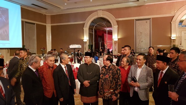 Prabowo Hadiri Peringatan 69 Tahun Republik Rakyat China di Hotel Shangrila (Foto: Ikhwanul Habibi/kumparan)