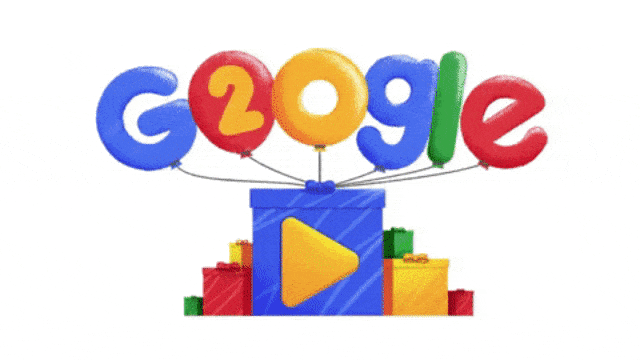 Google ulang tahun ke-20. (Foto: Google)