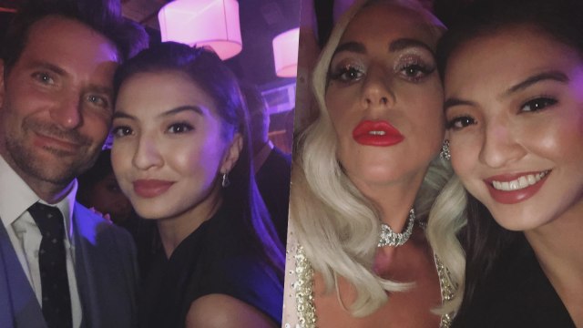 Raline Shah bertemu Bradley Cooper dan Lady Gaga (Foto: Instagram @ralineshah)