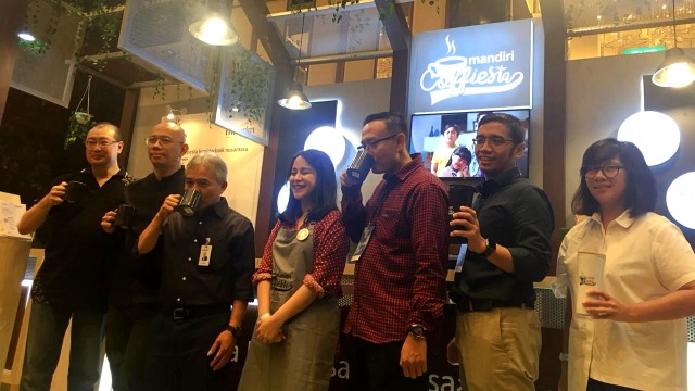 Pembukaan Mandiri Jakarta Coffee Week di PIK Avenue Mall, Jakarta Utara, Jumat (28/9). (Foto: Nurul Nur Azizah/kumparan)