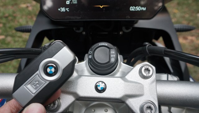 Kunci BMW F 850 GS. (Foto: Fitra Andrianto/kumparan)