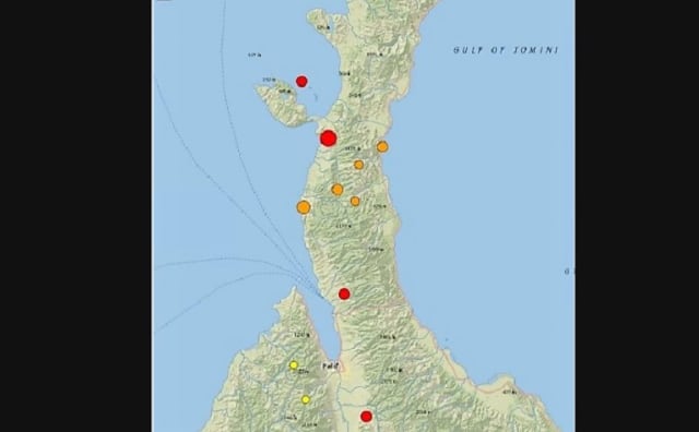 Gempa Magnitude 7,7 di Sulawesi Tengah Sebabkan Seorang Warga Meninggal