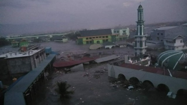Tsunami di Palu (Foto: Istimewa)