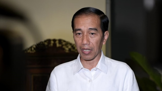 Jokowi Konpers di Kediaman Pribadi di Solo, Jawa Tengah (Foto: Kris - Biro Pers )