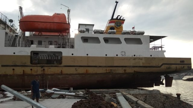 Sejumlah fasilitas sarana dan prasana di Pelabuhan di wilayah Sulawesi Tengah mengalami kerusakan akibat gempa bumi (Foto: Dok ditjenhubla)