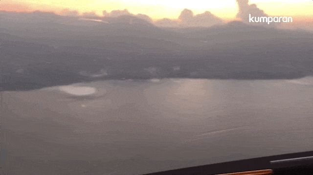 Video penampakann tsunami dari atas pesawat. (Foto: Dok. Istimewa)