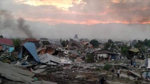 Kondisi usai gempa di Palu. (Foto: Dok. Istimewa)