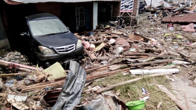 Kondisi Kota Palu setelah gempa dan tsunami. (Foto: REUTERS/Stringer)