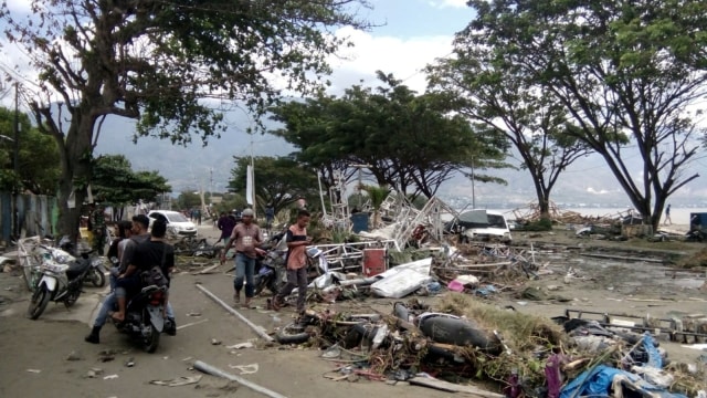 Kondisi Kota Palu setelah gempa dan tsunami. (Foto: REUTERS/Stringer)