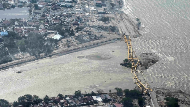 Suasana dampak dari Gempa di Palu (Foto: ANTARAFOTO/Muhammad Adimaja)