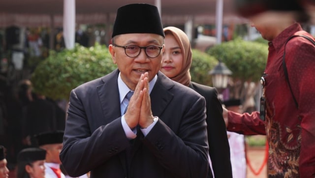 Ketua MPR Zulkifli Hasan di Upacara Kesaktian Pancasila, Senin (1/10/2018). (Foto: Nugroho Sejati/kumparan)