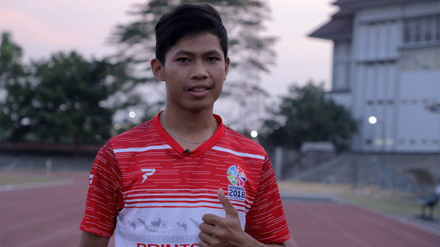 Atlet difabel Indonesia, Sapto Yogo Purnomo. (Foto: Charles Brouwson/kumparan)